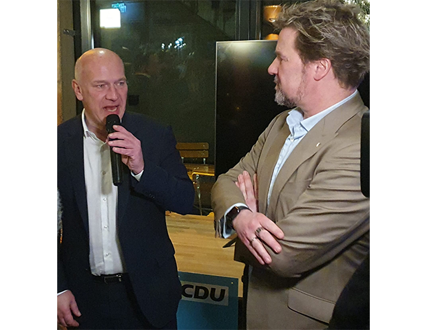 Kai Wegner und Dirk Stettner (re.)
(Foto: Volker Neef)