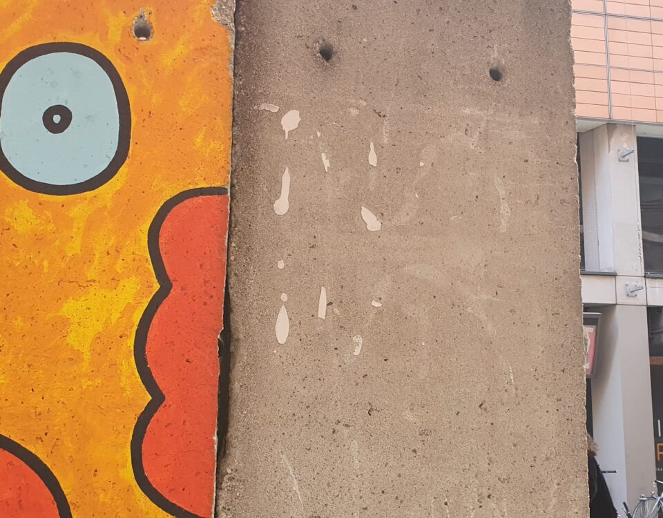 Mauerteile der Berliner Mauer, Potsdamer Platz (Foto: Adam Neef)