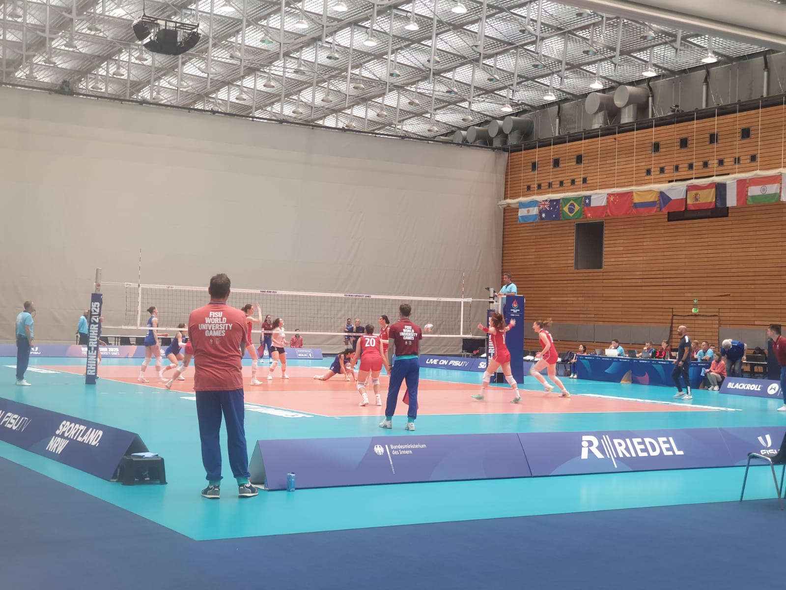 Volleyball-Vorrundenspiele der Rhine-Ruhr 2025 FISU World University Games