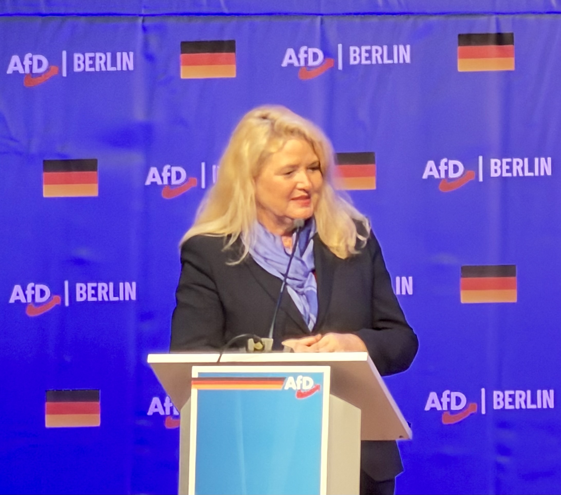 AfD- Berlin eröffnete Landesparteitag
