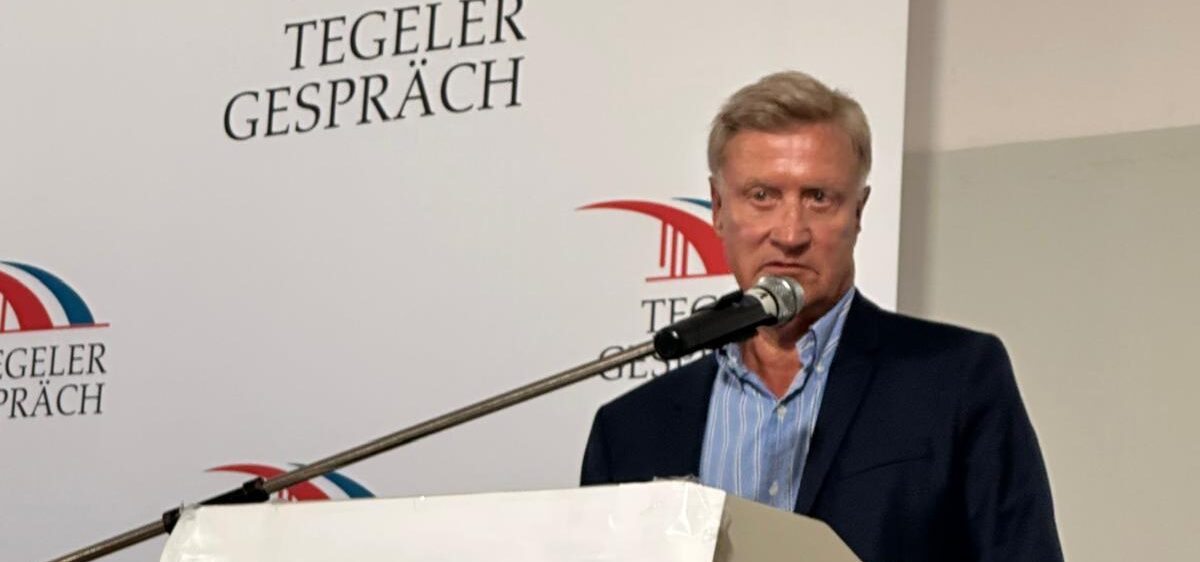 Ole von Beust Gastredner beim 82. Tegeler Gespräch