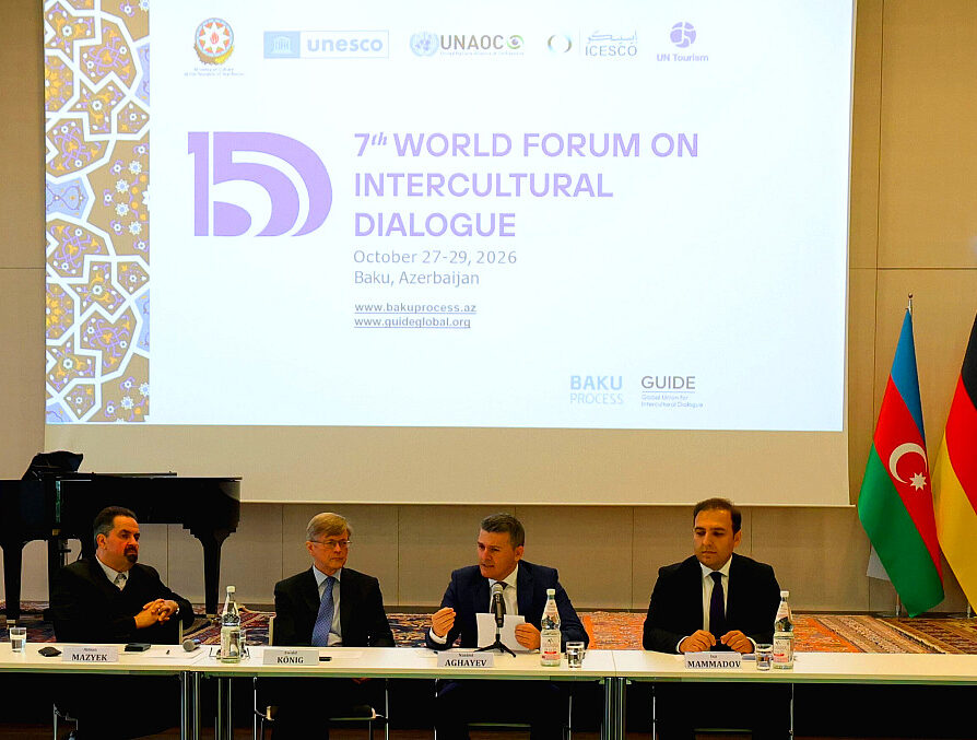 7. World Forum on Intercultural Dialogue findet im Oktober in Baku statt