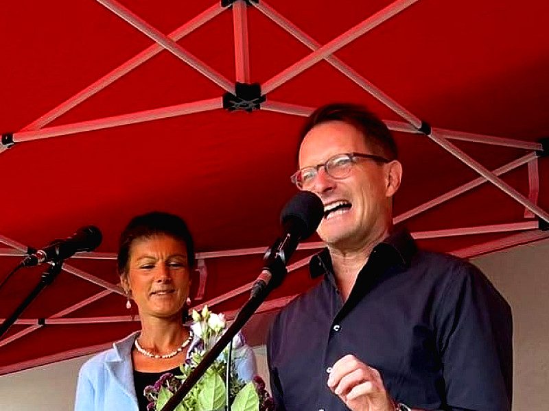 Sahra Wagenknecht am 10. September in Lichtenberg zu erleben