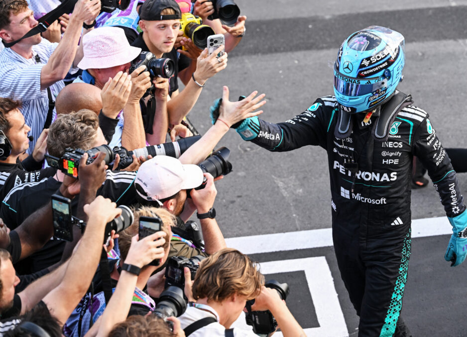 Pole für George in Baku