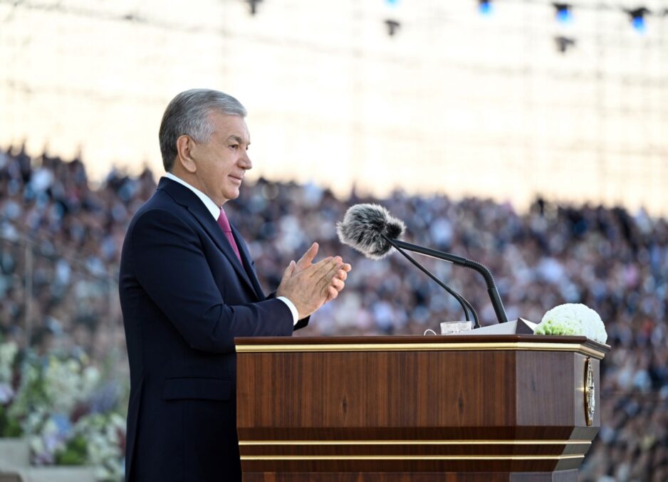 Feierlichkeit anlässlich des 35.Jahrestages der Unabhängigkeit von Usbekistan