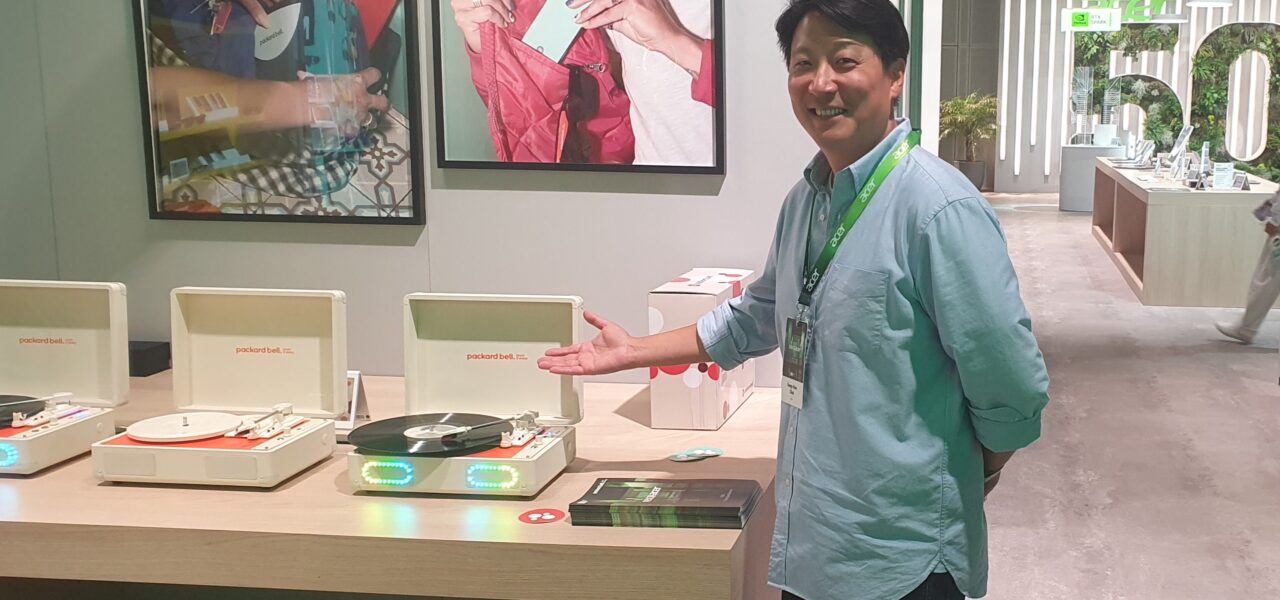 Schallplattenspieler auf der IFA