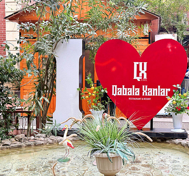 Das Restaurant Qabala Xanlar in Baku