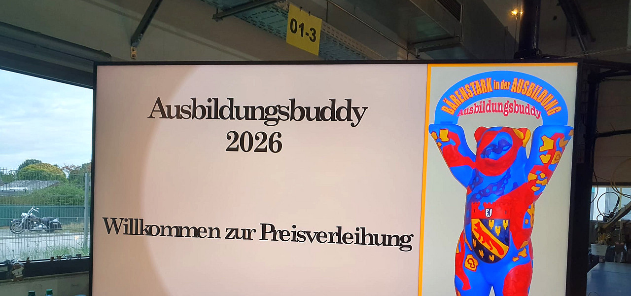 Reinickendorfer Ausbildungsbuddy 2026 verliehen